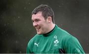 20 February 2014; Ireland's Peter O'Mahony during squad training ahead of their RBS Six Nations Rugby Championship match against England on Saturday. Ireland Rugby Squad Training, Carton House, Maynooth, Co. Kildare. Picture credit: Stephen McCarthy / SPORTSFILE