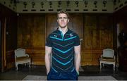 20 February 2014; Ireland's Andrew Trimble poses for a portrait before a press conference ahead of their RBS Six Nations Rugby Championship match against England on Saturday. Ireland Rugby Press Conference, Carton House, Maynooth, Co. Kildare. Picture credit: Stephen McCarthy / SPORTSFILE