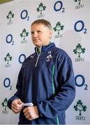 20 February 2014; Ireland head coach Joe Schmidt during a press conference ahead of their RBS Six Nations Rugby Championship match against England on Saturday. Ireland Rugby Press Conference, Carton House, Maynooth, Co. Kildare. Picture credit: Stephen McCarthy / SPORTSFILE
