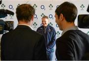 20 February 2014; Ireland head coach Joe Schmidt during a press conference ahead of their RBS Six Nations Rugby Championship match against England on Saturday. Ireland Rugby Press Conference, Carton House, Maynooth, Co. Kildare. Picture credit: Stephen McCarthy / SPORTSFILE
