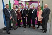 20 February 2014; Republic of Ireland manager Martin O'Neill along with Limerick County Council Members, from left to right, Michael Sheehan, Leo Walsh, Mayor Kathleen Leddin, Cathaoirleach John Sheehan, Tomas Hannon, Orla McLoughlin and Gerry McLoughlin. Limerick County Hall, Dooradoyle, Limerick. Picture credit: Diarmuid Greene / SPORTSFILE
