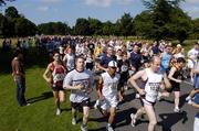 10 July 2005; Competitors in action at the start of the adidas Irish Runner Challenge. Phoenix Park, Dublin.. Picture credit; Brian Lawless / SPORTSFILE