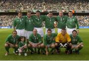 11 June 2003; The Republic of Ireland team. 2004 European Championship qualifier, Republic of Ireland v Georgia, Lansdowne Road, Dublin. Soccer. Picture credit; David Maher / SPORTSFILE