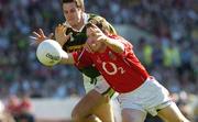10 July 2005; Conor McCarthy, Cork, in action against Eoin Brosnan, Kerry. Bank of Ireland Munster Senior Football Championship Final, Cork v Kerry, Pairc Ui Chaoimh, Cork. Picture credit; Matt Browne / SPORTSFILE