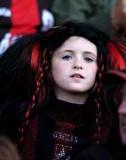 14 July 2005; A young Longford Town supporter watches on during the game. UEFA Cup, First Qualifying Round, First Leg, Longford Town v Camarthen, Flancare Park, Longford. Picture credit; David Maher / SPORTSFILE