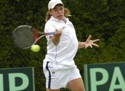 17 July 2005; Louk Sorensen, Ireland, in action during his game. 2005 Davis Cup, Europe / Africa Zone, Group 3, Ireland v Tunisia, Louk Sorensen.v.Wael Kilani, Fitzwilliam Lawn Tennis Club, Donnybrook, Dublin. Picture credit; Matt Browne / SPORTSFILE