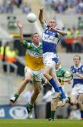 17 July 2005; Shane O'Neill, Laois, contests a high ball with Conor Mahon, Offaly. Leinster Minor Football Championship Final, Offaly v Laois, Croke Park, Dublin. Picture credit; Brian Lawless / SPORTSFILE