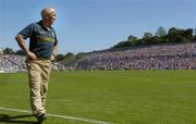 17 July 2005; Meath manager Sean Boylan watches the closing minutes of the match. Bank of Ireland All-Ireland Senior Football Championship Qualifier, Round 3, Meath v Cavan, St. Tighernach's Park, Clones, Co. Monaghan. Picture credit; Damien Eagers / SPORTSFILE