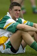 17 July 2005; A disappointed William Mulhall, Offaly, after the final whistle. Leinster Minor Football Championship Final, Offaly v Laois, Croke Park, Dublin. Picture credit; Brendan Moran / SPORTSFILE