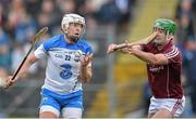 23 February 2014; Stephen Molumphy, Waterford, in action against Aidan Harte, Galway. Allianz Hurling League, Division 1A, Round 2, Waterford v Galway, Walsh Park, Waterford. Picture credit: David Maher / SPORTSFILE