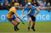 23 February 2014; Conal Keaney, Dublin, in action against Cian Dillon, Clare. Allianz Hurling League, Division 1A, Round 2, Dublin v Clare, Parnell Park, Dublin. Picture credit: Stephen McCarthy / SPORTSFILE