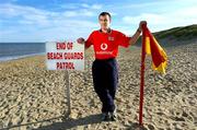 6 August 2004; Wexford hurler Liam Dunne. Morriscastle Beach, Co. Wexford. Picture credit; Brendan Moran / SPORTSFILE