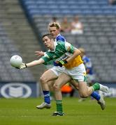 17 July 2005; James Gorman, Offaly, in action against Richard Ryan, Laois. Leinster Minor Football Championship Final, Offaly v Laois, Croke Park, Dublin. Picture credit; Brendan Moran / SPORTSFILE