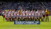 10 July 2005; The Tyrone panel. Bank of Ireland Ulster Senior Football Championship Final, Armagh v Tyrone, Croke Park, Dublin. Picture credit; Ray McManus / SPORTSFILE