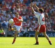 10 July 2005; Steven McDonnell, Armagh, in action against Shane Sweeney, Tyrone. Bank of Ireland Ulster Senior Football Championship Final, Armagh v Tyrone, Croke Park, Dublin. Picture credit; Ray McManus / SPORTSFILE