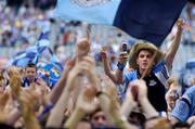 17 July 2005; A Dublin fan takes a picture on his picture phone during the cup presentation. Bank of Ireland Leinster Senior Football Championship Final, Dublin v Laois, Croke Park, Dublin. Picture credit; Brian Lawless / SPORTSFILE