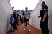 17 July 2005; Dublin captain Paddy Christie makes his way to the dressing room with the Delaney cup. Bank of Ireland Leinster Senior Football Championship Final, Dublin v Laois, Croke Park, Dublin. Picture credit; Brian Lawless / SPORTSFILE