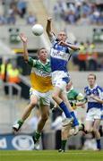17 July 2005; Shane O'Neill, Laois, in action against Conor Mahon, Offaly. Leinster Minor Football Championship Final, Offaly v Laois, Croke Park, Dublin. Picture credit; Brian Lawless / SPORTSFILE