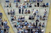 17 July 2005; Dublin fans take their place on Hill 16 during the minor match. Leinster Minor Football Championship Final, Offaly v Laois, Croke Park, Dublin. Picture credit; Brian Lawless / SPORTSFILE