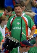 14 July 2005; A Cork City fan plays the drum. UEFA Cup, First Qualifying Round, First Leg, FK Ekranas v Cork City, Aukstaitija, Panevezys, Lithuania. Picture credit; Brian Lawless / SPORTSFILE