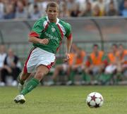 14 July 2005; John O'Flynn, Cork City. UEFA Cup, First Qualifying Round, First Leg, FK Ekranas v Cork City, Aukstaitija, Panevezys, Lithuania. Picture credit; Brian Lawless / SPORTSFILE