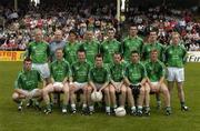 17 July 2005; The Limerick team. Bank of Ireland All-Ireland Senior Football Championship Qualifier, Round 3, Derry v Limerick, McHale Park, Castlebar, Co. Mayo. Picture credit; Pat Murphy / SPORTSFILE