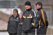 23 February 2014; Kilkenny manager Brian Cody with selector James McGarry, right, before the game. Allianz Hurling League, Division 1A, Round 2, Kilkenny v Tipperary, Nowlan Park, Kilkenny. Picture credit: Pat Murphy / SPORTSFILE