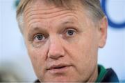 25 February 2014; Ireland head coach Joe Schmidt during a press conference ahead of their RBS Six Nations Rugby Championship match against Italy on Saturday the 8th of March. Ireland Rugby Press Conference, Aviva Stadium, Lansdowne Road, Dublin. Picture credit: Pat Murphy / SPORTSFILE