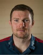 25 February 2014; Munster's Donnacha Ryan after a press conference ahead of their Celtic League 2013/14, Round 16, game against Scarlets on Saturday. Munster Rugby Press Conference, Cork Institute of Technology, Bishopstown, Cork. Picture credit: Diarmuid Greene / SPORTSFILE