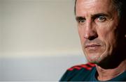 25 February 2014; Munster head coach Rob Penney during a press conference ahead of their Celtic League 2013/14, Round 16, game against Scarlets on Saturday. Munster Rugby Press Conference, Cork Institute of Technology, Bishopstown, Cork. Picture credit: Diarmuid Greene / SPORTSFILE