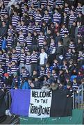 25 February 2014; A general view of Terenure College supporters at the game. Beauchamps Leinster Schools Junior Cup, Quarter-Final, Newbridge College v Terenure College, Donnybrook Stadium, Donnybrook, Dublin. Picture credit: Piaras Ó Mídheach / SPORTSFILE