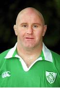 23 October 2000; Gary Halpin, Ireland. Ireland Rugby Squad Portraits. Picture credit: Brendan Moran / SPORTSFILE