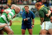 19 November 2000; Steve Lander, referee. International friendly, Ireland v South Africa, Lansdowne Road, Dublin. Picture credit: Matt Browne / SPORTSFILE
