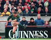 19 November 2000; Braam Van Straaten, South Africa. International friendly, Ireland v South Africa, Lansdowne Road, Dublin. Picture credit: Matt Browne / SPORTSFILE