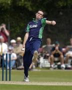 13 July 2005; Trent Jonston, Ireland bowler. ICC Trophy Final, Ireland v Scotland, Castle Avenue, Clontarf, Dublin. Picture credit; Pat Murphy / SPORTSFILE
