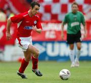 20 July 2005; Ollie Cahill, Shelbourne. UEFA Champions League, First Qualifying Round, Second Leg, Shelbourne v Glentoran, Tolka Park, Dublin. Picture credit; David Maher / SPORTSFILE