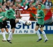 20 July 2005; Tommy McCallion, Glentoran. UEFA Champions League, First Qualifying Round, Second Leg, Shelbourne v Glentoran, Tolka Park, Dublin. Picture credit; David Maher / SPORTSFILE