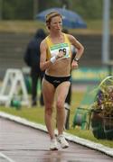 23 July 2005; Olive Loughnane, Loughrea A.C. on her way to winning the Women's 5000m walking race at the AAI National Track and Field Championships. Morton Stadium, Santry, Dublin. Picture credit; Pat Murphy / SPORTSFILE