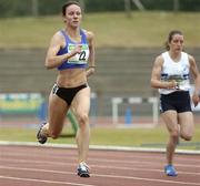 23 July 2005; Ciara Sheehy, Dundrum South Dublin A.C. on her way to winning her Women's 200m heat during the AAI National Track and Field Championships. Morton Stadium, Santry, Dublin. Picture credit; Pat Murphy / SPORTSFILE