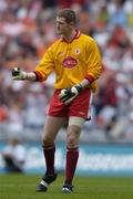 23 July 2005; Tyrone goalkeeper Pascal McConnell reacts to a Tyrone point. Bank of Ireland Ulster Senior Football Championship Final Replay, Tyrone v Armagh, Croke Park, Dublin. Picture credit; Damien Eagers / SPORTSFILE