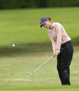 24 July 2005; Tara Delaney, Ireland, pitches onto the 9th green during the Women's Irish Open Strokeplay Championship. Hermitage Golf Club, Lucan, Co. Dublin. Picture credit; Matt Browne / SPORTSFILE