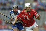 24 July 2005; Timmy McCarthy, Cork, is tackled by Tony Browne, Waterford. Guinness All-Ireland Senior Hurling Championship Quarter-Final, Cork v Waterford, Croke Park, Dublin. Picture credit; Brendan Moran / SPORTSFILE