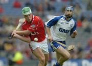 24 July 2005; Niall McCarthy, Cork, in action against Michael Walsh, Waterford. Guinness All-Ireland Senior Hurling Championship Quarter-Final, Cork v Waterford, Croke Park, Dublin. Picture credit; Ray McManus / SPORTSFILE