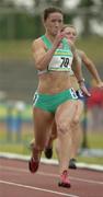 24 July 2005; Anna Boyle, Ballymena and Antrim A.C., on her way to victory in the Women's 100m final during the AAI National Track and Field Championships. Morton Stadium, Santry, Dublin. Picture credit; Pat Murphy / SPORTSFILE