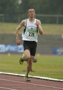 24 July 2005; Gary Murray, St. Malachy's A.C., on his way to victory in the Men's 1500m Final during the AAI National Track and Field Championships. Morton Stadium, Santry, Dublin. Picture credit; Pat Murphy / SPORTSFILE