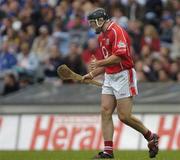24 July 2005; Brian Corcoran, Cork encourages his team after scoring a goal. Guinness All-Ireland Senior Hurling Championship Quarter-Final, Cork v Waterford, Croke Park, Dublin. Picture credit; Damien Eagers / SPORTSFILE
