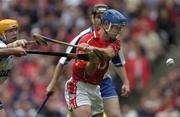 24 July 2005; Kieran Murphy, Cork, in action against Eoin Murphy, Waterford. Guinness All-Ireland Senior Hurling Championship Quarter-Final, Cork v Waterford, Croke Park, Dublin. Picture credit; Damien Eagers / SPORTSFILE