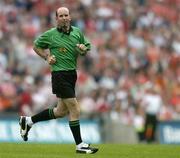 23 July 2005; Michael Collins, Referee. Bank of Ireland Ulster Senior Football Championship Final Replay, Tyrone v Armagh, Croke Park, Dublin. Picture credit; Brendan Moran / SPORTSFILE