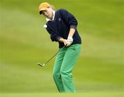 24 July 2005; Fiona Carroll, Ireland, pitches onto the 17th green during the Women's Irish Open Strokeplay Championship. Hermitage Golf Club, Lucan, Co. Dublin. Picture credit; Matt Browne / SPORTSFILE