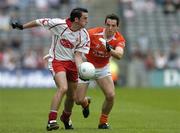 23 July 2005; Davy Harte, Tyrone, in action against Aaron Kernan, Armagh. Bank of Ireland Ulster Senior Football Championship Final Replay, Tyrone v Armagh, Croke Park, Dublin. Picture credit; Matt Browne / SPORTSFILE